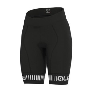 ALÉ Cyklistické nohavice krátke bez trakov - STRADA LADY - biela/čierna L