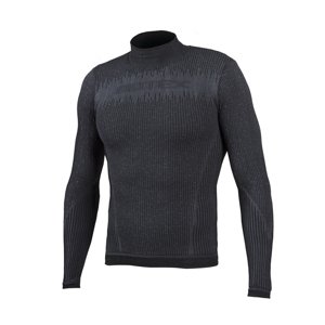 BIOTEX Cyklistické tričko s dlhým rukávom - 3D TURTLENECK - čierna