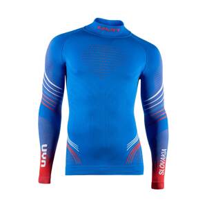 UYN Cyklistické tričko s dlhým rukávom - NATYON 2.0 SLOVAKIA - červená/biela/modrá 2XL