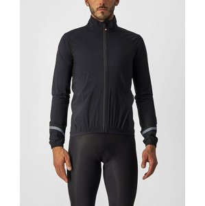 CASTELLI Cyklistická vodeodolná pláštenka - EMERGENCY RAIN 2 - čierna 3XL