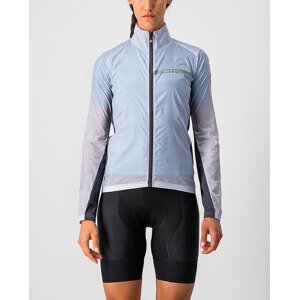 CASTELLI Cyklistická vetruodolná bunda - SQUADRA STRECH LADY - šedá XL