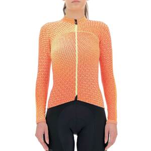 UYN Cyklistický dres s dlhým rukávom zimný - SPECTRE LADY WINTER - oranžová