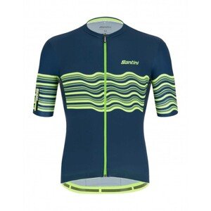 SANTINI Cyklistický dres s krátkym rukávom - TONO PROFILO - zelená XL