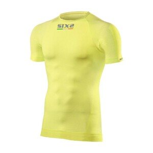 SIX2 Cyklistické tričko s krátkym rukávom - TS1 II - žltá M-L