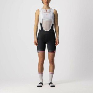 CASTELLI Cyklistické nohavice krátke s trakmi - GIRO D'ITALIA 2024 W - ružová/čierna XL