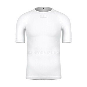 GOBIK Cyklistické tričko s krátkym rukávom - LIMBER SKIN - biela M