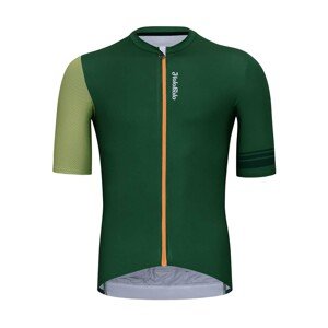 HOLOKOLO Cyklistický dres s krátkym rukávom - LUCKY ELITE - zelená XL