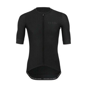 LE COL Cyklistický dres s krátkym rukávom - PRO AERO - čierna 2XL
