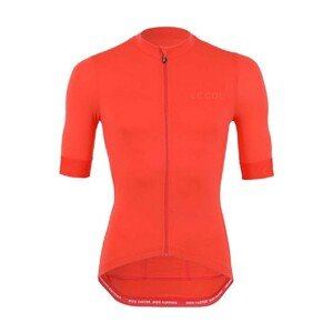 LE COL Cyklistický dres s krátkym rukávom - PRO ECO - oranžová M