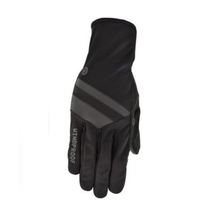 AGU Cyklistické rukavice dlhoprsté - WINDPROOF - čierna S