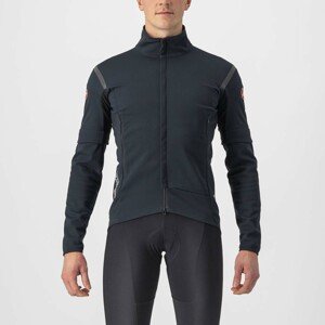 CASTELLI Cyklistická zateplená bunda - PERFETTO ROS 2 CONV. - antracitová 2XL