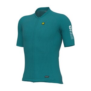 ALÉ Cyklistický dres s krátkym rukávom - R-EV1  SILVER COOLING - zelená