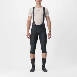 CASTELLI Cyklistické nohavice krátke s trakmi - ENTRATA 2 - čierna S