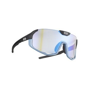 NEON Cyklistické okuliare - CANYON - čierna/svetlo modrá