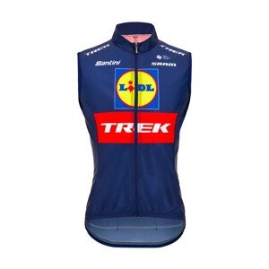 SANTINI Cyklistická vesta - LIDL TREK 2024 - modrá/červená/žltá 3XL