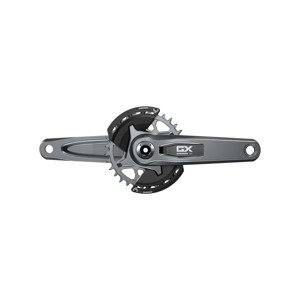 SRAM kľuky s prevodníkom - GX EAGLE Q174 CL55 DUB MTB WIDE 165mm - šedá