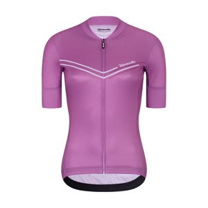 RIVANELLE BY HOLOKOLO Cyklistický dres s krátkym rukávom - LEVEL UP - fialová S