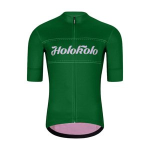HOLOKOLO Cyklistický dres s krátkym rukávom - GEAR UP - zelená 6XL