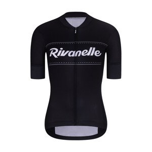 RIVANELLE BY HOLOKOLO Cyklistický dres s krátkym rukávom - GEAR UP - čierna L