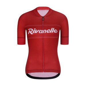 RIVANELLE BY HOLOKOLO Cyklistický dres s krátkym rukávom - GEAR UP - červená M