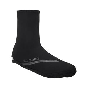 SHIMANO Cyklistické návleky na tretry - DUAL SOFTSHELL - čierna 42-43