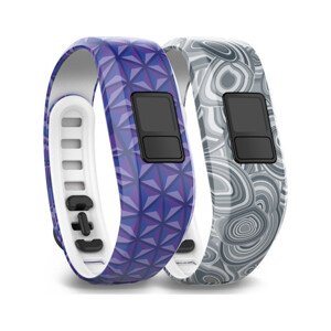 GARMIN sada náramkov - JONATHAN ADLER - fialová/šedá