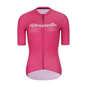 RIVANELLE BY HOLOKOLO Cyklistický dres s krátkym rukávom - DRAW UP - ružová L