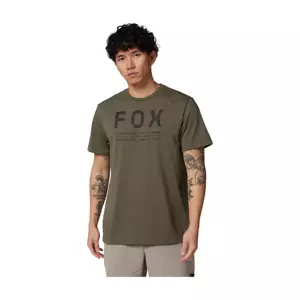 FOX Cyklistický dres s krátkym rukávom - NON STOP SS TECH - zelená M