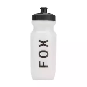 FOX Cyklistická fľaša na vodu - FOX HEAD BASE - transparentná