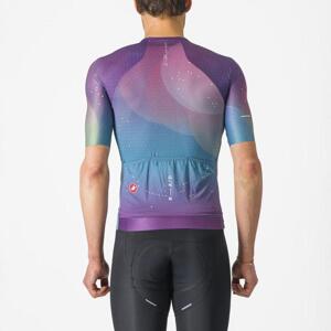 CASTELLI Cyklistický dres s krátkym rukávom - R-A/D - fialová L