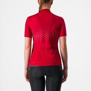 CASTELLI Cyklistický dres s krátkym rukávom - UNLIMITED SENTIERO 3 - červená M