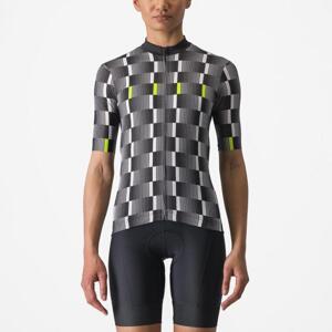 CASTELLI Cyklistický dres s krátkym rukávom - DIMENSIONE - čierna/biela M