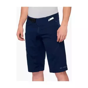 100% SPEEDLAB Cyklistické nohavice krátke bez trakov - AIRMATIC - modrá
