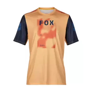 FOX Cyklistický dres s krátkym rukávom - RANGER RACE TAUNT - oranžová