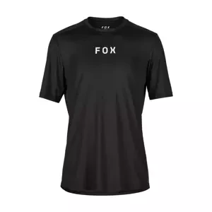 FOX Cyklistický dres s krátkym rukávom - RANGER MOTH - čierna L