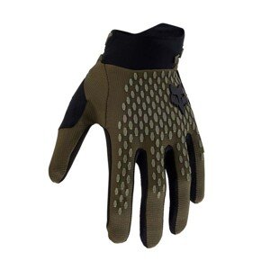 FOX Cyklistické rukavice dlhoprsté - DEFEND - zelená XL