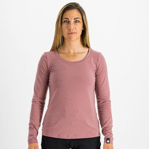 SPORTFUL Cyklistické tričko s dlhým rukávom - XPLORE - ružová S