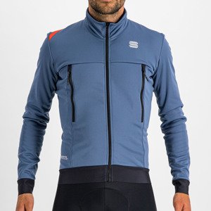 SPORTFUL Cyklistická vetruodolná bunda - FIANDRE WARM - modrá L