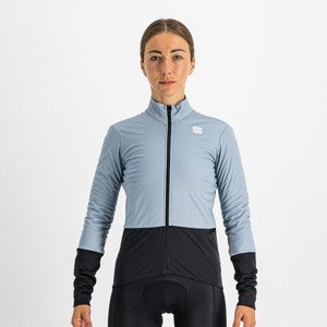 SPORTFUL Cyklistická vetruodolná bunda - TOTAL COMFORT - svetlo modrá/čierna M