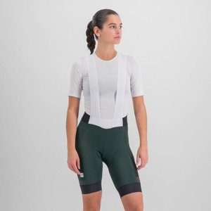SPORTFUL Cyklistické nohavice krátke s trakmi - SUPERGIARA - zelená L