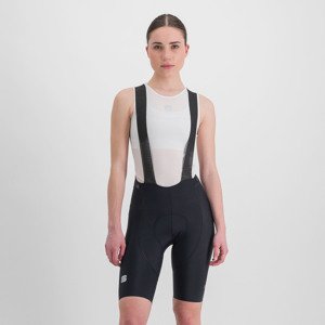 SPORTFUL Cyklistické nohavice krátke s trakmi - BODYFIT CLASSIC - čierna XL