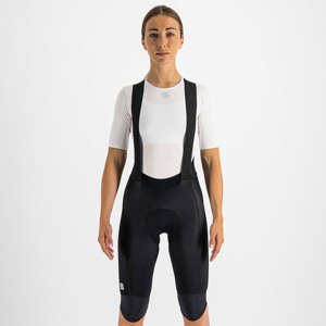 SPORTFUL Cyklistické nohavice krátke s trakmi - BODYFIT PRO THERMAL - čierna L