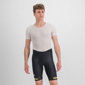 SPORTFUL Cyklistické nohavice krátke bez trakov - NEO - žltá/čierna L