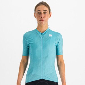 SPORTFUL Cyklistický dres s krátkym rukávom - FLARE - svetlo modrá XS