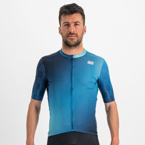 SPORTFUL Cyklistický dres s krátkym rukávom - ROCKET - modrá 2XL