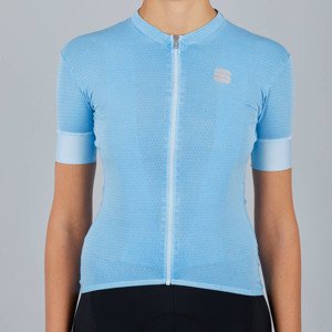 SPORTFUL Cyklistický dres s krátkym rukávom - MONOCROM - svetlo modrá L