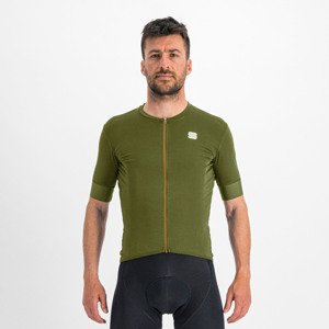SPORTFUL Cyklistický dres s krátkym rukávom - MONOCROM - zelená XL