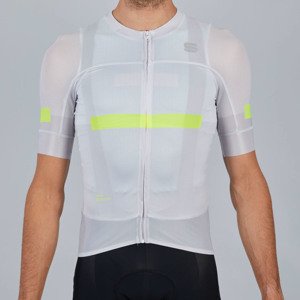 SPORTFUL Cyklistický dres s krátkym rukávom - EVO - biela L