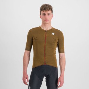 SPORTFUL Cyklistický dres s krátkym rukávom - MONOCROM - hnedá