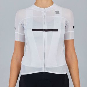 SPORTFUL Cyklistický dres s krátkym rukávom - EVO - biela XS